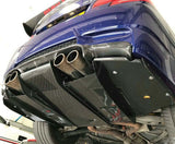 2006-2011 E92 | E93 BMW M3 Carbon Fiber Rear Diffuser Cover with Canard Air Fender Vents - Rax Performance