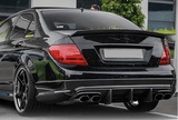 2007-2014 W204 M-Benz C Class (C300 Sport / C63 AMG) Carbon Fiber Rear Diffuser - Rax Performance
