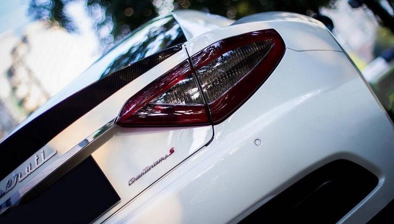 2008-2012 M145 Maserati Gran Turismo GT Base/S-coupe Carbon Fiber Rear Spoiler - Rax Performance