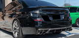 2011-2016 F10 Bmw 5 Series M-Sport DRY Carbon Fiber Rear Bumper Diffuser - Rax Performance