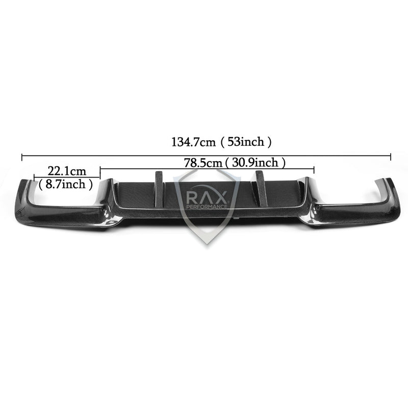 2011-2016 F10 Bmw M5 Carbon Bumper Rear Diffuser - Rax Performance