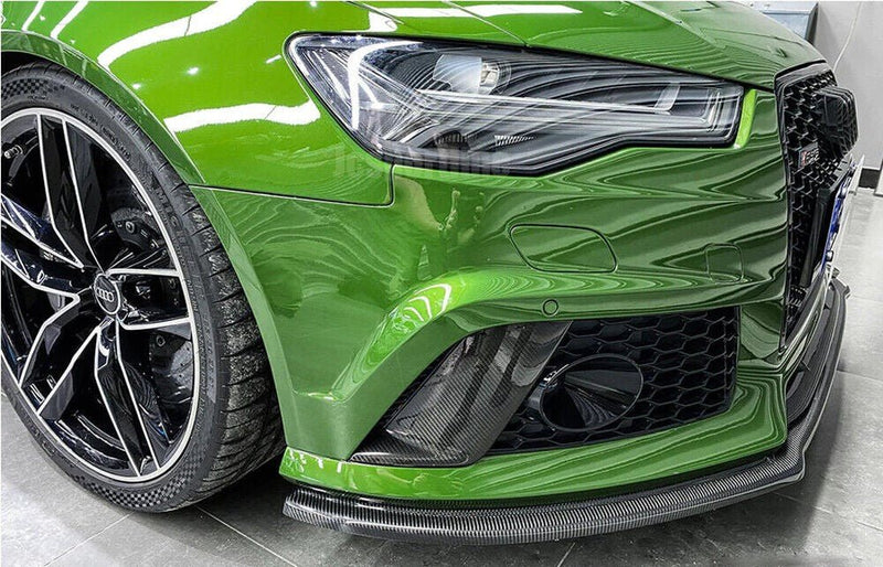 2012-2015 C7 / 2016-2018 C7.5 Audi RS6 Carbon Fiber Front Lip Sedan - Rax Performance