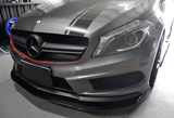 2012-2015 W176(Pre-facelift) M-Benz A Class (A200 A250 SPORT / A45 AMG) Carbon Fiber Front Lip - Rax Performance