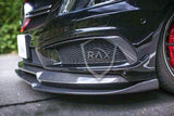 2012-2015 W176(Pre-facelift) M-Benz A Class (A200 A250 Sport / A45 AMG) Dry Carbon Fiber Front Lip - Rax Performance