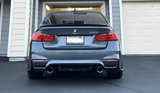2012-2018 (F30) BMW 3 SERIES M3 STYLE REAR BUMPER WITH DIFFUSER - Rax Performance