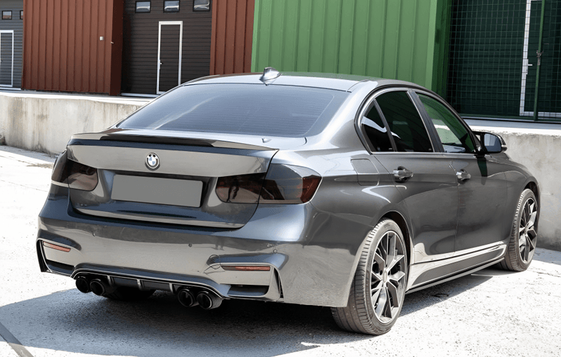 2012-2018 (F30) BMW 3 SERIES M3 STYLE REAR BUMPER WITH DIFFUSER - Rax Performance