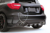 2012-2018 W176 M-Benz A Class (A200 A250 Sport / A45 AMG) Carbon Fiber Rear Diffuser - Rax Performance