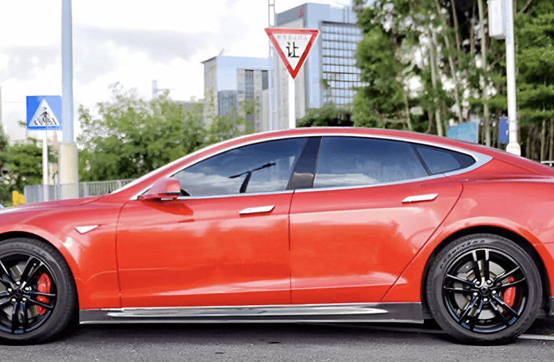 2012-2020 Tesla Model S Carbon Fiber Side Skirts - Rax Performance