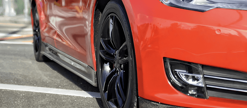 2012-2020 Tesla Model S Carbon Fiber Side Skirts - Rax Performance