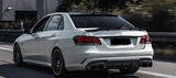 2013-2015 W212 M-Benz E Class (E63 AMG Sedan) Carbon Fiber Rear Diffuser - Rax Performance