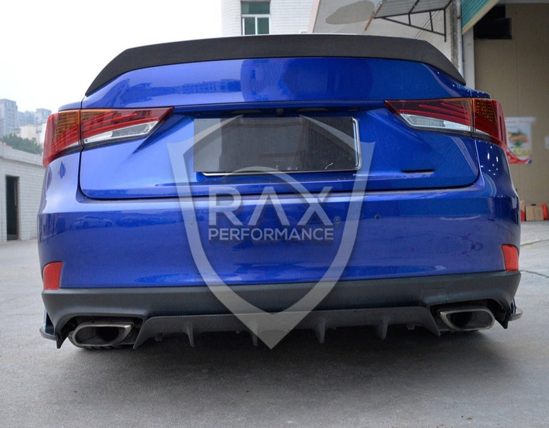 2013-2020 XE30 Lexus IS300/IS350 Standard/ F-Sport Carbon Fiber Rear Diffuser - Rax Performance
