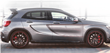 2014-2017 X156 M-Benz GLA Class (GLA45 AMG) Sport Carbon Fiber Side Skirts - Rax Performance