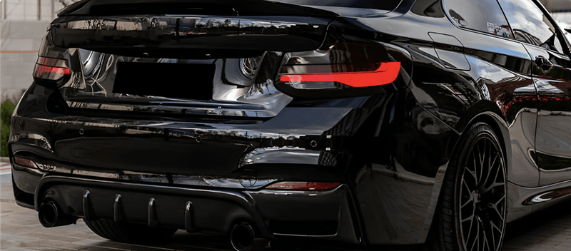 2014-2018 F22/F23 Bmw 2 Series M-Sport Carbon Fiber Rear Bumper Diffuser - Rax Performance