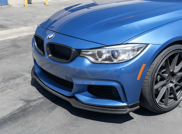 2014-2018 F32 | F33 | F36 Bmw 4 Series ABS Plastic Unpainted Front Bumper Lip - Rax Performance
