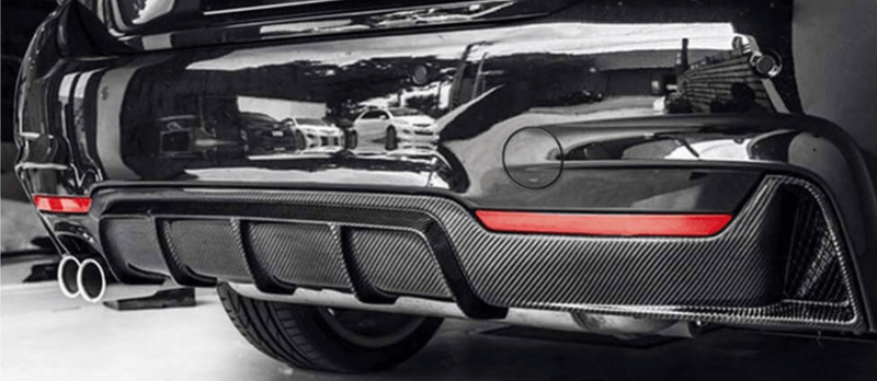 2014-2018 F32 | F33 | F36 Bmw 4 Series M-Sport Carbon Fiber Rear Diffuser - Rax Performance