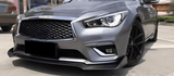 2014- 2022 V37 Infiniti Q50 Sedan Carbon Fiber Front Lip - Rax Performance