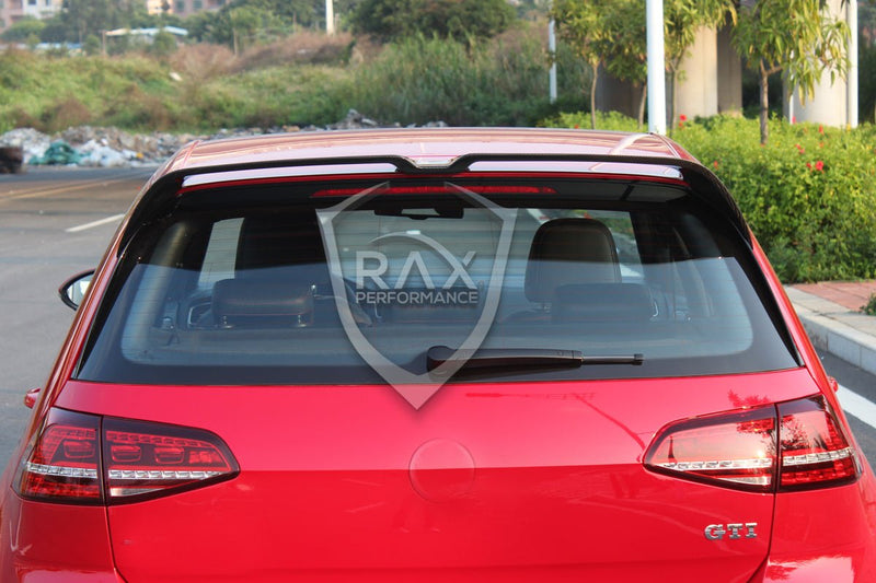2015-2017 (MK7) Volkswagen Golf 7 GTI / R Carbon Fiber Rear Roof Spoiler - Rax Performance