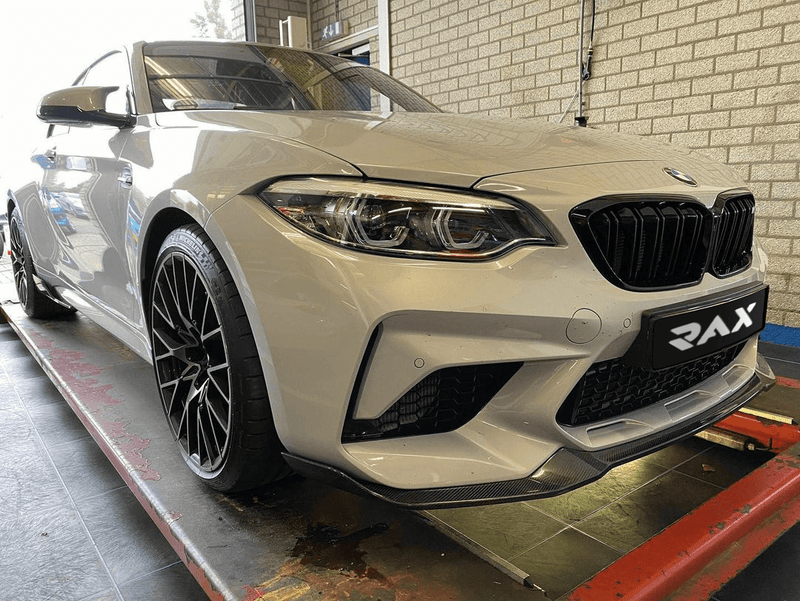2015-2018 F87 BMW M2 Coupe Carbon Fiber Front Bumper Lip - Rax Performance