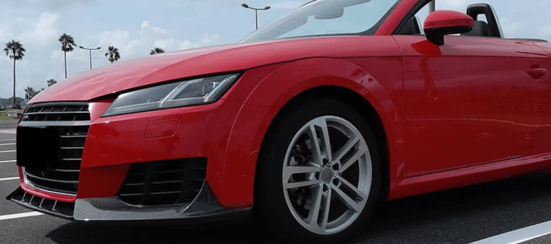2015-2018 MK3 Audi TT MK3 Carbon Fiber Front Lip Coupe/Convertible - Rax Performance