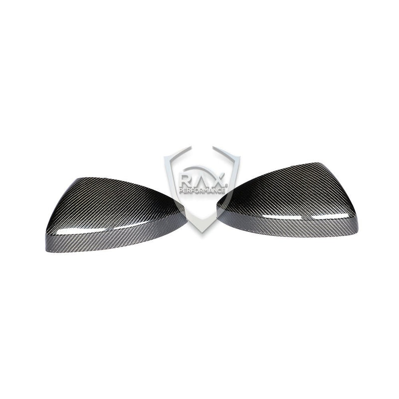 2015-2018 MK3 Audi TT Standard/S-line/TTS/TTRS Carbon Fiber Mirror Covers With Side Assist - Rax Performance