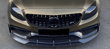 2015-2020 W205 M-Benz C Class (C63 S & AMG) Carbon Fiber Front Bumper Lip - Rax Performance