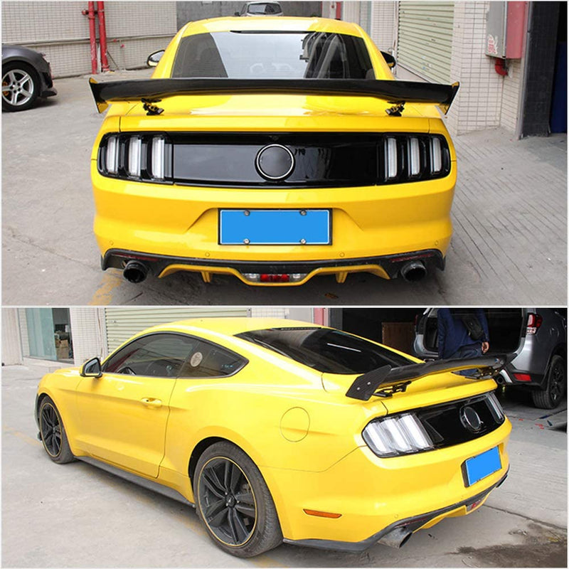 2015-2022 MK6 Ford Mustang GT/Shelby GT350R Coupe Carbon Fiber Rear Spoiler - Rax Performance