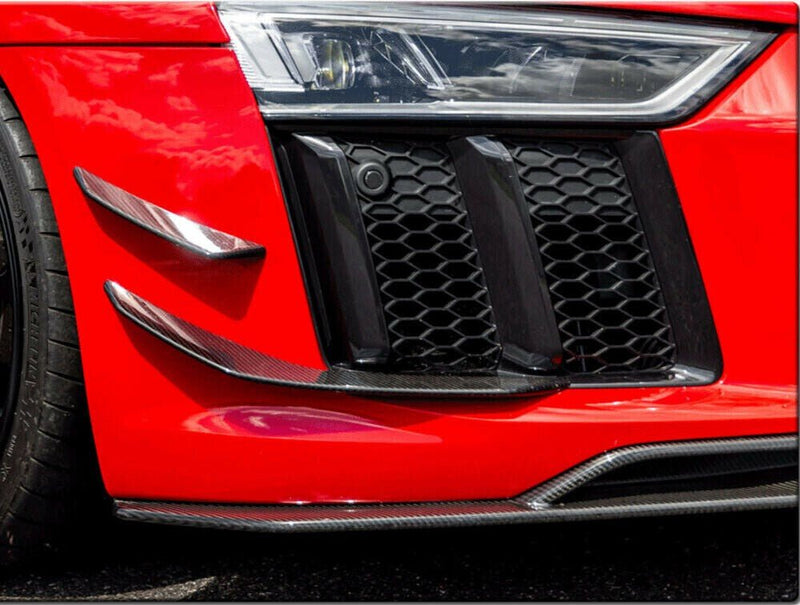 2016-2018 Audi R8 V10 GEN 2 Dry Carbon Fiber Front Lip - Rax Performance
