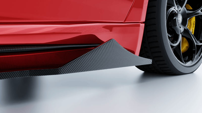 2016-2022 Alfa Romeo Giulia (Base Models) Carbon Fiber Side Skirts - Rax Performance