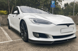 2016-2022 Tesla Model S Sedan Carbon Fiber Front Lip - Rax Performance