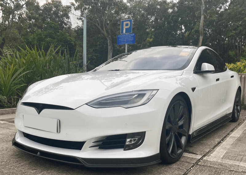 2016-2022 Tesla Model S Sedan Carbon Fiber Front Lip - Rax Performance