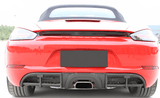 2016-2023 (982) Porsche 718 Boxster/Cayman Carbon Fiber Rear Diffuser - Rax Performance