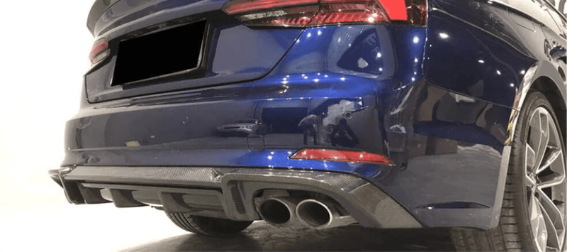 2017-2019 B9 Audi A5 S-line/S5 Carbon Fiber Rear Diffuser Sportback/Coupe/Convertible - Rax Performance
