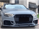 2017-2020 8V.5 Audi RS3 Carbon Fiber Front Bumper Lip - Rax Performance