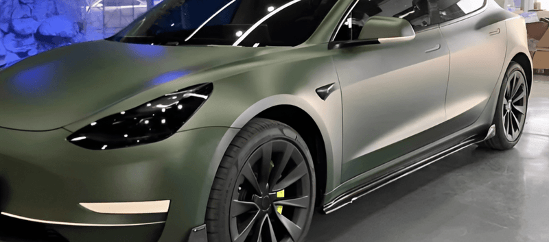 2017-2022 Tesla Model 3 Sedan Carbon Fiber Side Skirts - Rax Performance