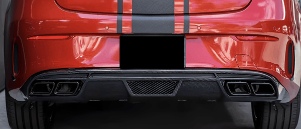 2017-2023 W213(COUPE) M-Benz E Class (E200 E250 E300 E400 E450 E500) Sport Dry Carbon Fiber Rear Diffuser - Rax Performance
