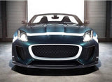2018-2020 X152 Jaguar F-Type Sedan/Coupe/Convertible Carbon Fiber Front Lip - Rax Performance