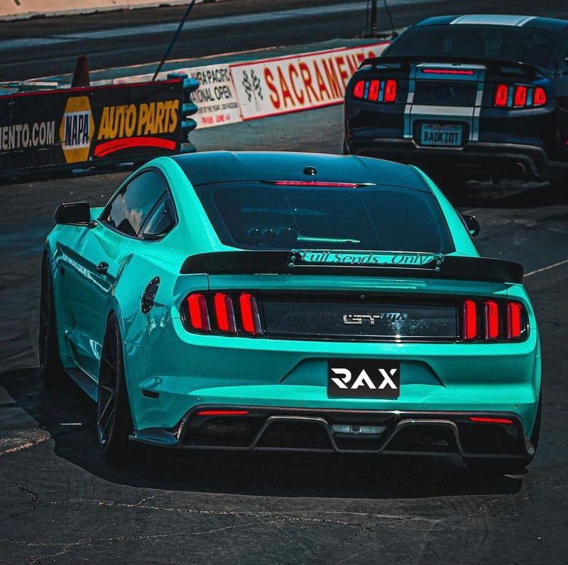 2018-2023 MK6 Facelift Ford Mustang GT Coupe/Convertible Carbon Fiber Rear Diffuser - Rax Performance