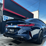 2019-2021 F93 M8 Gran Coupe Sedan Dry Carbon Fiber Rear Diffuser - Rax Performance