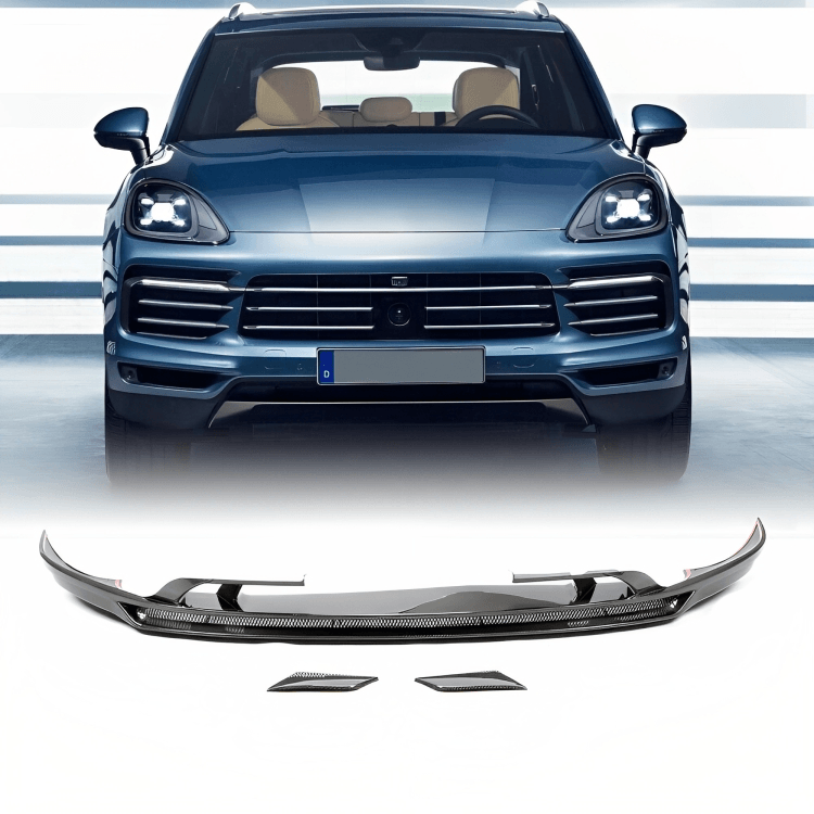 2019-2022 9Y0 Porsche Cayenne Carbon Fiber Front Lip - Rax Performance