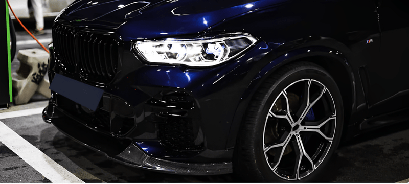 2019-2022 G05 Bmw X5 M-Sport Dry Carbon Fiber Front Bumper Lip - Rax Performance