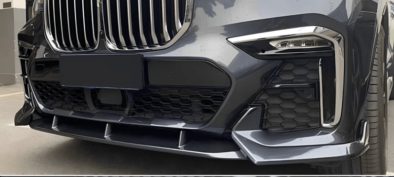 2019-2022 G07 BMW X7 M-Sport Dry Carbon Fiber Front Bumper Lip - Rax Performance