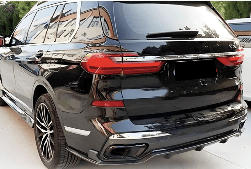 2019-2022 G07 Bmw X7 M-Sport Dry Carbon Fiber Rear Bumper Diffuser Lip - Rax Performance