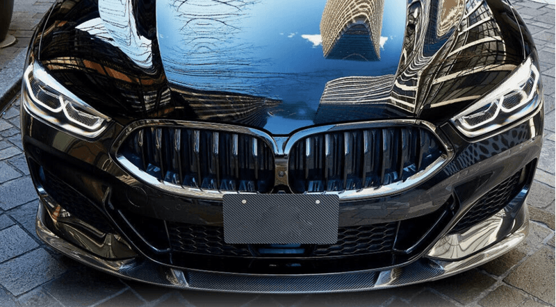 2019-2022 G14 | G15 | G16 Bmw 8 Series M-Sport (840i/840i xDrive 840d) Dry Carbon Fiber Front Bumper Lip - Rax Performance