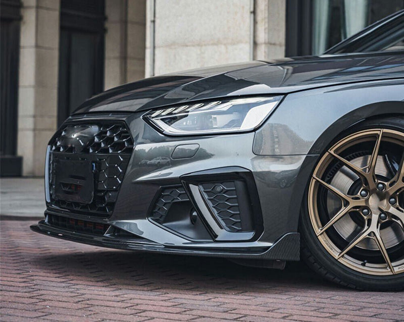 2020-2022 B9.5 Audi A4 S-Line/S4 Sedan Carbon Fiber Front Lip - Rax Performance