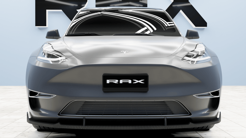 2020-2022 Tesla Model Y Carbon Fiber Front Lip - Rax Performance