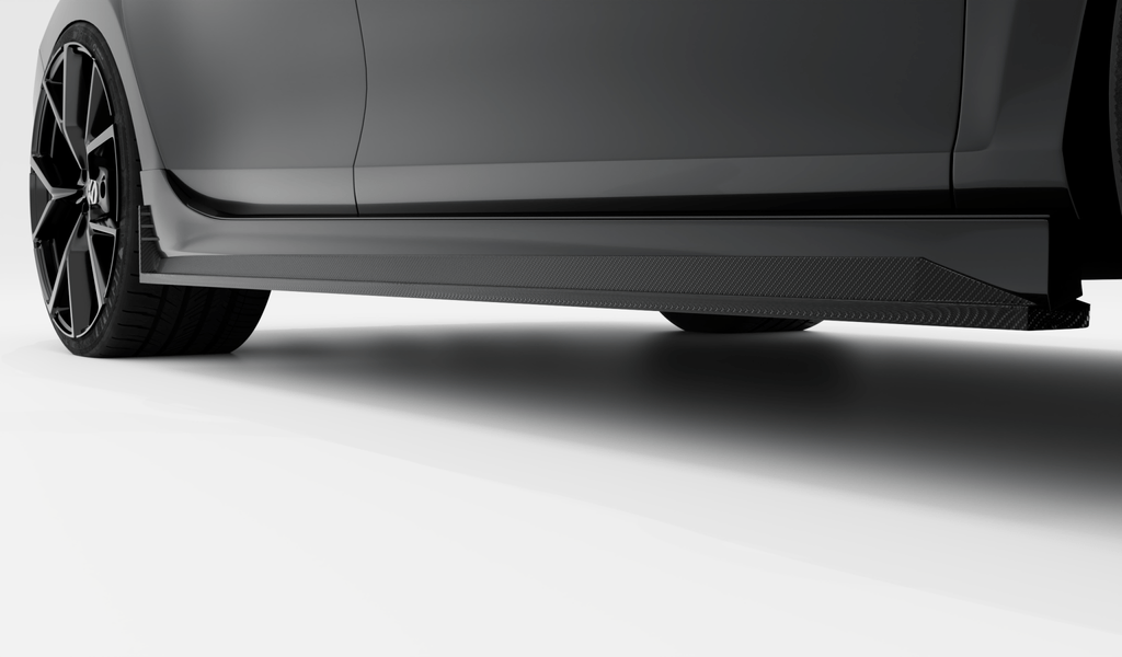 Volkswagen Golf 8 GTI MK8 Carbon Fiber Side Skirts by Future Design – CarGym