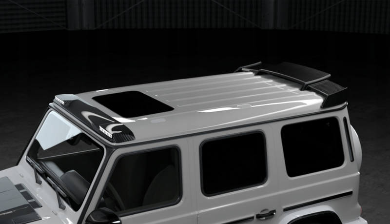2018-2022 W464 M-Benz G Class (G500 G550 / G63 AMG) Carbon Fiber Rear Roof Wing Spoiler