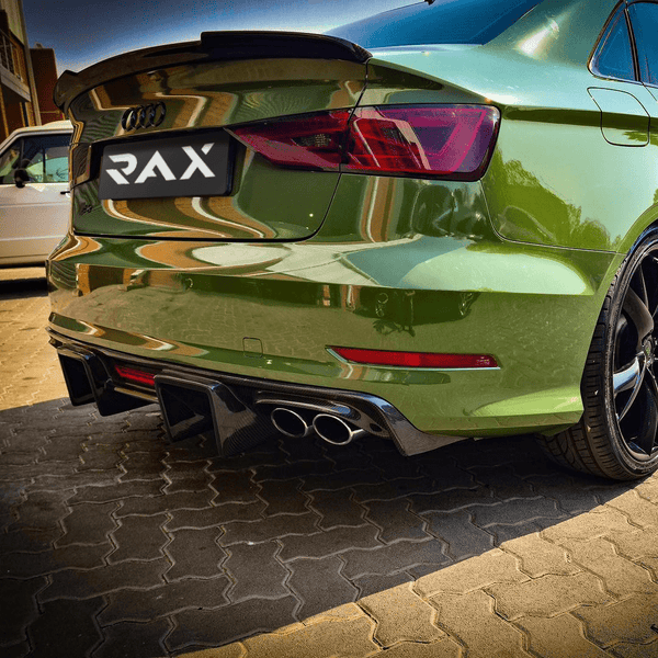 Audi 8V 2013-2016 & 8V.5 2017-2020 A3/S3 Sedan Carbon Fiber Rear Spoiler - Rax Performance