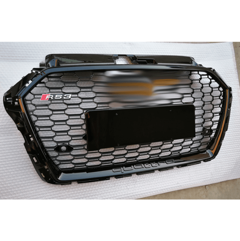 Audi RS3 Honeycomb Front Grille | (2017-2020) 8V.5 A3/S3 - Rax Performance
