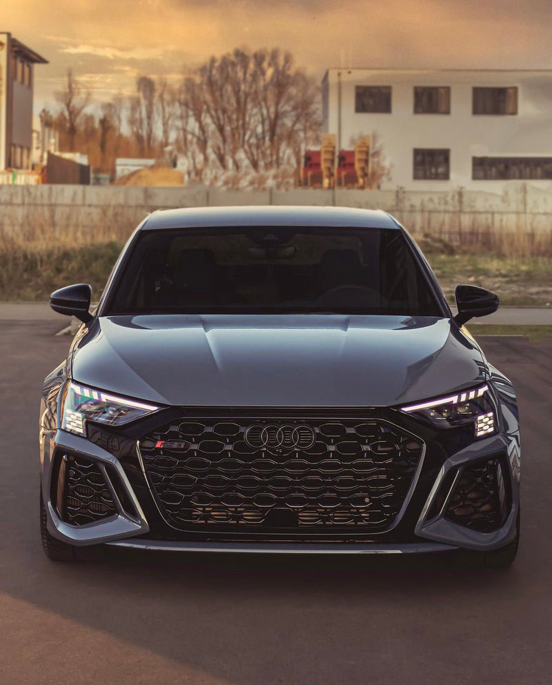 Audi RS3 Honeycomb Front Grille | (2021-2023) 8Y A3/S3 - Rax Performance